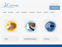 Tablet Screenshot of cervus.nl